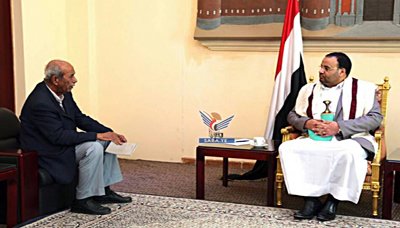  رئيس المجلس السياسي الأعلى يلتقي اللواء خالد باراس 10 01 2018