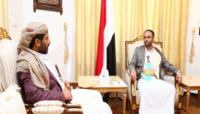  رئيس المجلس السياسي الأعلى يلتقي الشيخ محمد الغادر 15 08 2018 