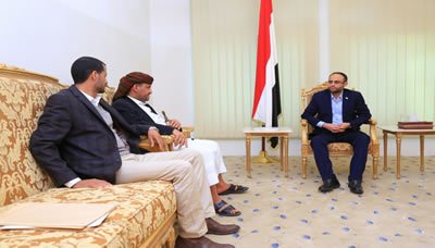  رئيس المجلس السياسي الأعلى يلتقي الشيخ نايف الأعوج 12 11 2018 